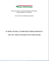 Il mercato del lavoro 2013 per i cittadini non comunitari dell'Emilia-Romagna 