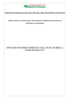 Cittadini stranieri e mercato del lavoro in Emilia-Romagna nel 2015