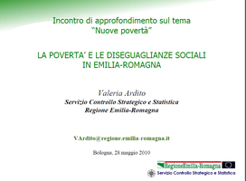 Le disuguaglianze sociali in Emilia-Romagna