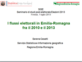 I flussi elettorali in Emilia-Romagna fra il 2010 e il 2013