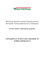 Cittadini e nuove tecnologie in Emilia-Romagna 