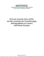  Il Gender Equality Index (GEI):  un utile strumento per il monitoraggio dell'uguaglianza tra i generi   nell'Unione Europea