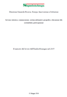 Il mercato del lavoro dell'Emilia-Romagna nel 2015