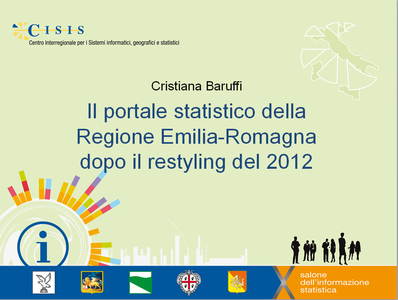 Il portale statistico della Regione Emilia-Romagna dopo il restyling del 2012