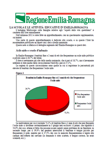La scuola e le attività educative in Emilia-Romagna. Anno 2011 