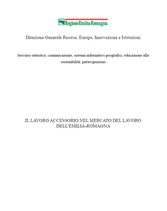 Il lavoro accessorio nel mercato del lavoro dell'Emilia-Romagna