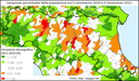 Mappa Variazione popolazione - Emilia-Romagna - Censimento 2011-2019